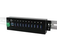 Exsys (Gen 1) Type B 5000MBIT/S Black (1110HMVS USB 3.0 Interface Hub - Ports USB 3.0 HUB (Gen 1) Type B, USB 3.0 (1) Type A; 5000 Mbit/s; USB (24, Black)