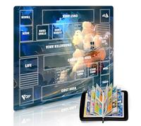 Extalas Playmat for One Piece Card Game for Two Players, 24x24 inches, with 4-Pocket Card Binder Set and 400+ Card Capacity