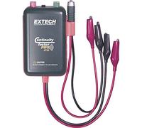 Extech CT20 Remote and Local Continuity Tester with Remote Probe | Detachable remote probe, one-person cable testing, LED and audible tone, alligator clips, HVAC/telecom