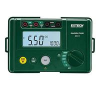 Extech MG310 Compact Digital Insulation Tester, 250/500/1000V | Insulation resistance to 2000 MOhm, test voltages 250/500/1000V, dual LCD, lock function, leads, case