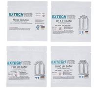 Extech PH103 Tripak Buffer Pouches Plus Rinse Solution Kit