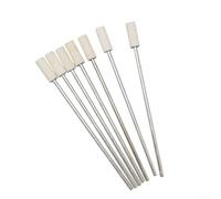 Extend Long Wool Felt Polishing Wheel 4 Inch for Rotary Tools, 3mm Shank Polishing Attachment, Reusable Wool Grinding Head for Metal Glass Jewelry Buffing