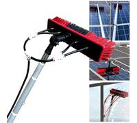 Extendable 13m Window Cleaning Brush & Pole Kit - Perfect for Conservatory Roofs & Facades - No More Ladders Needed for Easy, Safe Cleaning