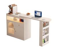 Extendable 360° Rotating Kitchen Prep Bar Cabinet Island Storage with Modern Design - Stylish Black Kitchen Desk for Efficient Space Saving and nization