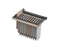 Extendable Above Washing Machine Drying Rack, Hidden Pants Rack, for Cloakrooms Balcony Closet Bathrooms(Width 664-714mm)