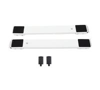 Extendable Appliance Roller Stand Heavy Duty Mobile Rack with Brake Pads for Washing Machine Refrigerator Furniture Iron Material 150KG Bearing