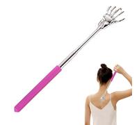 Extendable Back Scratcher, Pack of 2, Stainless Steel Telescopic Back Scratcher, Funny Back Scratcher for Back, Neck, Feet and the Distal Body End