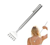 Extendable Back Scratcher - Portable Stainless Steel Massager, Retractable Back Scratcher for Shoulders | Practical Back Massagers for Home Gym, Office, Sitting in V