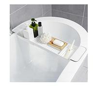 Extendable Bathroom Rack - Non-Slip Bathtub Tray & Storage Organizer for Clutter-Free Spaces