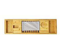 Extendable Bathtub Tray nizer Rack - Spa Storage Shelf for Wine Reading Tablet Holder - Perfect Bath Caddy for Relaxation and Convenience