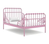 Extendable Bed Frame Metal Home Bed Base Bedstead Set Multi Colours vidaXL