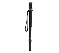 Extendable Camera Monopod with Detachable Stand Base, Aluminium Alloy Phone Monopod for DSLR Action Camera, 5 Sections, 48-163cm Height, 5kg Load Bearing, 3/8inch Threaded Hole