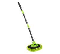 Extendable Car Wash Mop, 15° Curved Car Washing Brush Long Handle, Telescopic Window Cleaner tool, Window Cleaning Pole, Wash Brush Cleaning Tools for Home Caravans Van Truck