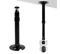 Extendable CCTV Mounting Bracket Pole Mount Surveillance Camera 20 cm - 40 cm Adjustable Mounting Pole for Security Cameras, Telescopic Wall and Ceiling Mount for CCTV Cameras