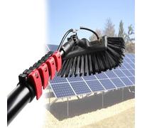 Extendable Cleaner Conservatory Roof,Water Fed Pole Kit,Telescopic hydrocleaner Cleaning Brush, Black,for Trucks Windows 3.6M/12FT