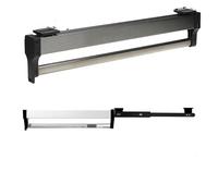 Extendable Closet Rod - Adjustable Pull-Out Trousers Rack with 2 Sliding Rails, 201 Steel Finish, 30-80cm Wardrobe Clothes Rail, Space-Saving Organizer (450MM/17.7IN)