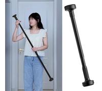 Extendable Closet Rods No Punch Wardrobe Rail for Hanging Clothes Pressure Mounted Room Divider Adjustable 50 80cm & 110 190cm Perfect for Laundry & RV (Purple/Black)