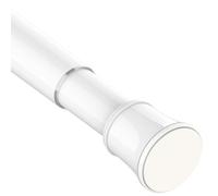 Extendable Curtain Pole Telescopic Spring Tension Rod Heavy Duty Room Divider No Drilling Curtain Rod Adjustable Pole for Wardrobe Window,Shower,Bedroom,Doorway