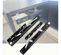 Extendable Dining Table Slides - Heavy-Duty Folding Furniture Hardware Kit Space-Saving Table Lift Rails for Modern Cabinets Perfect for Modern Dining Room Solutions.