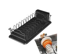 Extendable Dish Drainer - Kitchen Sink with Non-Slip Base and Adjustable Legs, Multifunctional Basin, Dish Rack