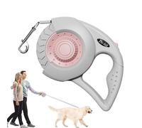 Extendable Dog Lead - 16 Ft Pets Tractor Tape,Portable Dog Walking Lead with Brake for Large Medium Breeds Training Running Outside Camping Beach Yard