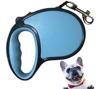 Extendable Dog Lead, 5M/16FT Retractable Dog Lead, One-Handed Brake Dogs Leads with Anti-Slip Handle, 360°Tangle-Free, One-Button Brake &L ock for Small to Medium Dogs (Blue)