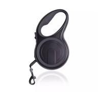 flexi® Classic XS | 3 m retractable tape leash for small dogs up to 12 kg | Pocket size | 3-finger handle | Black | Retractable dog lead | Weight: 110 g | Dimensions: 8.2 x 13 cm