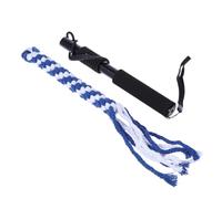 Extendable Dog Teaser Pole for Puppies and Small Dogs Training | Cotton Nylon Aluminium Alloy Build, Black Finish, Backyard Play and Park Sessions, Easy to Carry