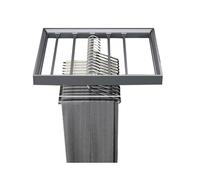 Extendable Drying Rack with Multiple Rods, Invisible Design for Above Washing Machine, Space-Saving Laundry Solution