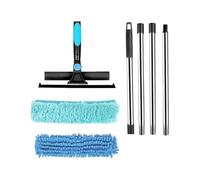 Extendable Dust Brush - Long Dust Eraser For Ceiling - Reusable Cleaning Kit For Furniture Walls Fans Spider Web Indoor Outdoor