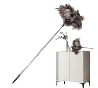 Extendable Duster - Dust Mop for Ceiling Fans 100 cm, Long Handled Spring Duster for Ceiling Fan Ventilation Ducts Cobwebs Household Appliances Skirting Board Window Cleaning