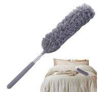 Extendable Duster, Reusable Fiber Dusting Brush, Flexible Spider Web Brush, Reusable Fiber Duster, Ergonomic Cleaning Tool for Furniture, Car, Cobweb