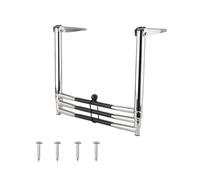 Extendable Extension Ladder - Folding 3 Steps Lift Up Ladder Telescopic Swimming Ladder | for Boat, Marine, Yacht, Pool, Bridge, Men, Women, Boys, Girls