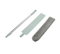 Extendable Feather Duster Crevice Dusting and Dust Sweeping Long-Handled Telescopic Cleaning Brush（A Set）