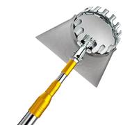 Extendable Fruit Picker with Basket, Adjustable Fruit Grabber Tool for Harvesting Various Fruits, Easy to Assemble, Tree Grabber for Outdoor Use