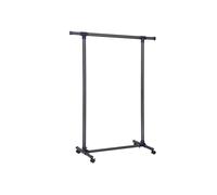Extendable Garment Rack, Black + Blue