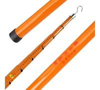 Extendable Grade Stick and Rod, Substation/Telecom Tower/Forestry Surveying Range Pole with Carrying Bag, Lightweight Insulated Measuring Stick(Yellow,19.7ft/6m)