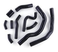 Extendable Hose Pipe for B&MW S R52 R53 for M&ini for Cooper 1.6L 2000 2001 2002 2003 2004-2008 Silicone Radiator Coolant Hose Tube Kit(Matt Black.)