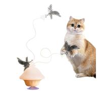 Extendable Indoor Cat Toy, Chew Resistant Companion | Expandable Anti Boredom Cat Toy | Fits Small to Medium Cats, Use in Living Room, Bedroom, Study, Backyard, Balcony