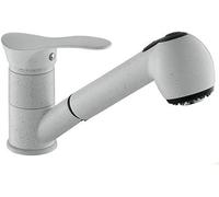 Extendable Kitchen Faucet with 360° Manual Shower, Brass Dish Rinsing Sprayer, Green Finish, Versatile Water Touch Control, Ideal for Home and Professional Use