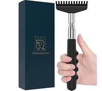 Extendable Large Robust Back Scratcher for Smooth Scratching Against Itching. Back Scratcher for Men and Women with Wide Head Scratching Surface and Strong Telescope. Practical Fathers Day Gift
