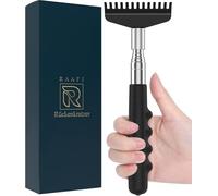 Extendable Large Robust Back Scratcher for Smooth Scratching Against Itching, for Men and Women with Wide Head Scratching Surface and Strong Telescope (Big Back Scratcher)