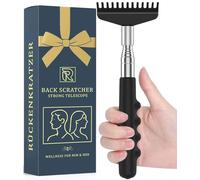 Extendable Large Robust Back Scratcher for Smooth Scratching & Itch Relief. Strong Telescopic Valentines Day Gifts for Him. Practical Gifts for Men. Back Scratcher for Men & Women