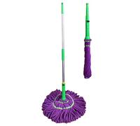 Extendable Microfibre Twist Mop - Self Twist Mop For Floor Cleaning, Wet Dry Super Absorbent Cleaner Mops Bedroom Cleaning Tool For Bathtub Toilet Living Room