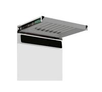 Extendable Pants Rack,Aluminium Alloy Hidden Pull Out Trousers Rack Drawer,for Drying Clothes Above the Washing Machine(Color 2,56.5x61.4-66.4cm)