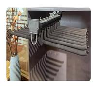 Extendable Pants Rack Hanger Bar for Closet, 18 Arms Jean Hangers, Space-Saving Wardrobe Pants Organizer, Versatile Pull-Out Design for Efficient Stor,C-51cm-22 Arms