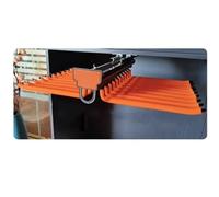 Extendable Pants Rack Hanger Bar for Closet, 18 Arms Jean Hangers, Space-Saving Wardrobe Pants Organizer, Versatile Pull-Out Design for Efficient Stor,C-51cm-22 Arms