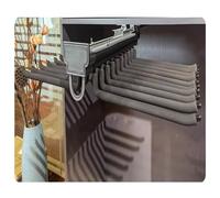 Extendable Pants Rack Hanger Bar for Closet, 18 Arms Jean Hangers, Space-Saving Wardrobe Pants Organizer, Versatile Pull-Out Design for Efficient Stor,C-51cm-22 Arms