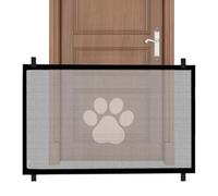 Extendable Pet Gate, Adjustable Grille for Pets, Drill-Free Stair Protection for Puppies, for Inner Stairs, Balcony, Door Frame, Patio, Driveway, Garage, Hallway, Deck, Dogs and