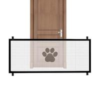 Extendable Pet Gate, Retractable Pet Gate, Puppy Protection for Indoor Use, for Inner Stairs, Balcony, Door Frame, Patio, Driveway, Garage, Hallway, Deck, Dogs and